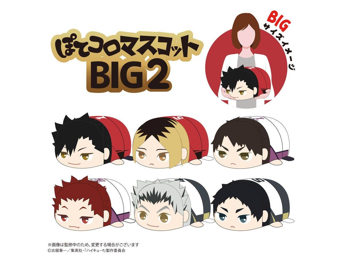 Haikyu POTE KORO MASCOT BIG 2 (Item B) | 4580683628051