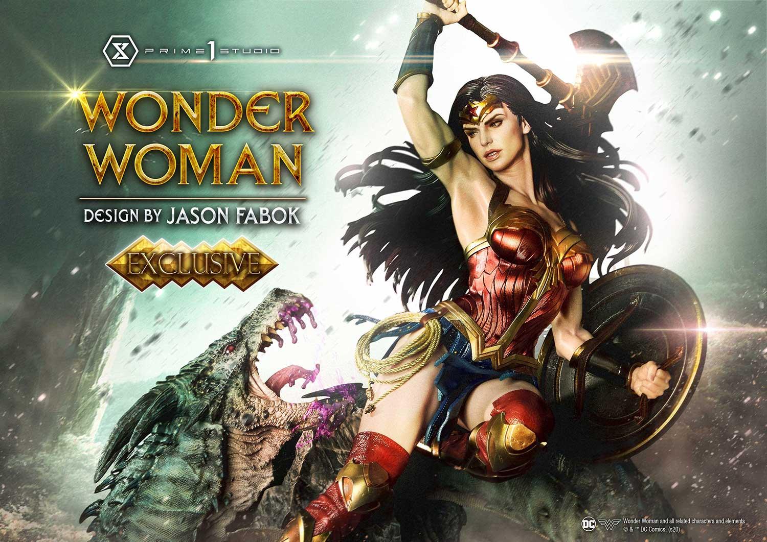 Museum Masterline Wonder Woman (Comics) Wonder Woman versus Hydra (Concept Design By Jason Fabok) EX Bonus Version