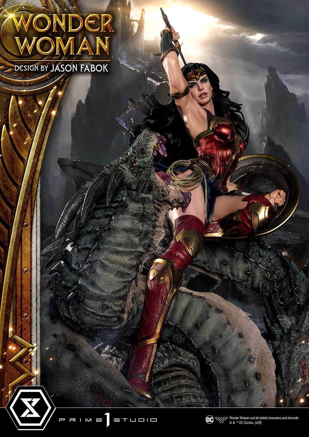 Museum Masterline Wonder Woman (Comics) Wonder Woman versus Hydra (Concept Design By Jason Fabok) EX Bonus Version