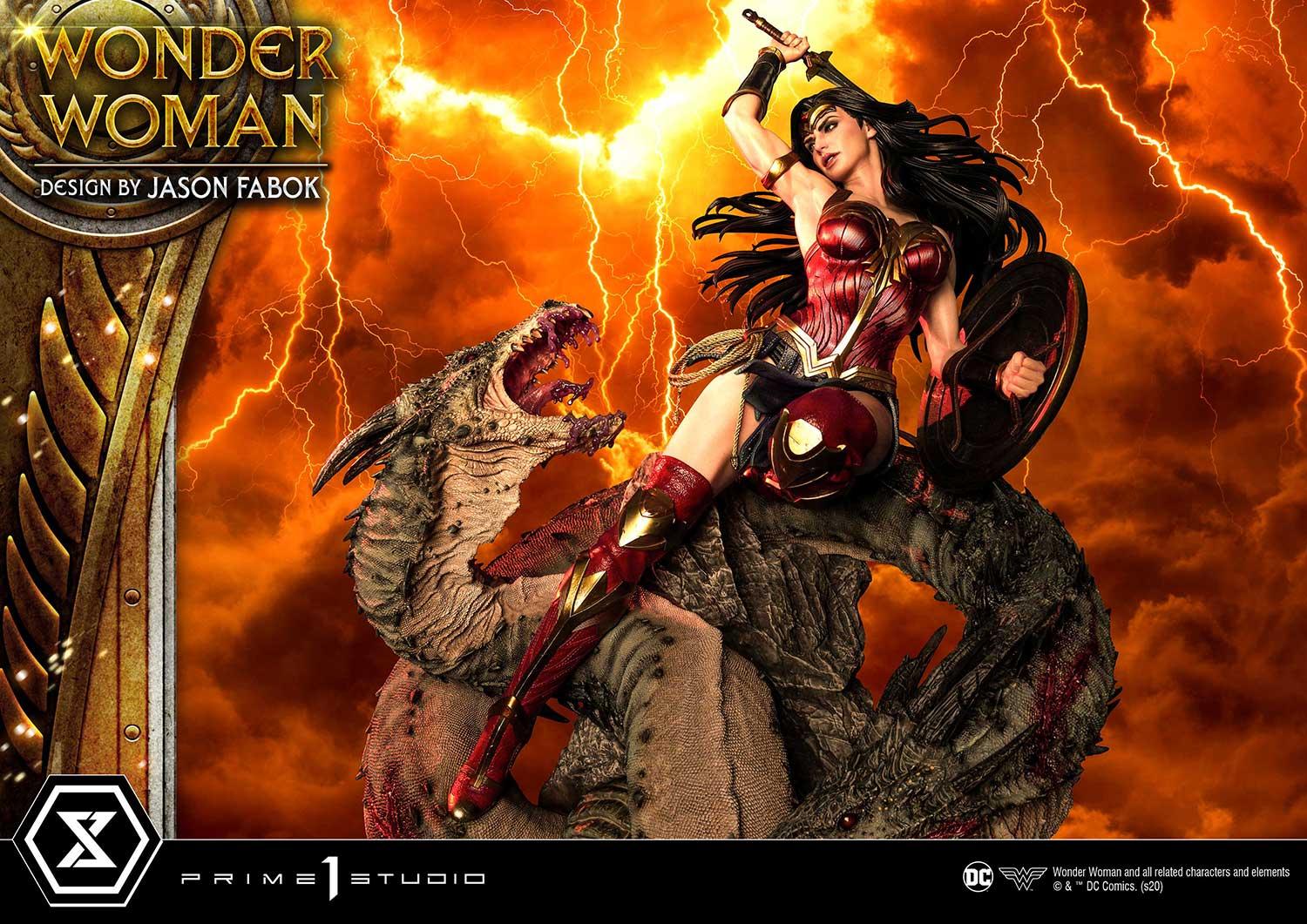 Museum Masterline Wonder Woman (Comics) Wonder Woman versus Hydra (Concept Design By Jason Fabok) EX Bonus Version