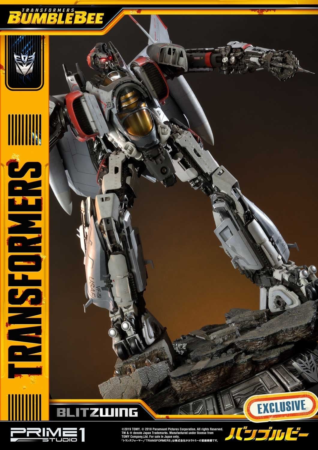 Museum Masterline Transformers: Bumblebee (Film) Blitzwing EX Version