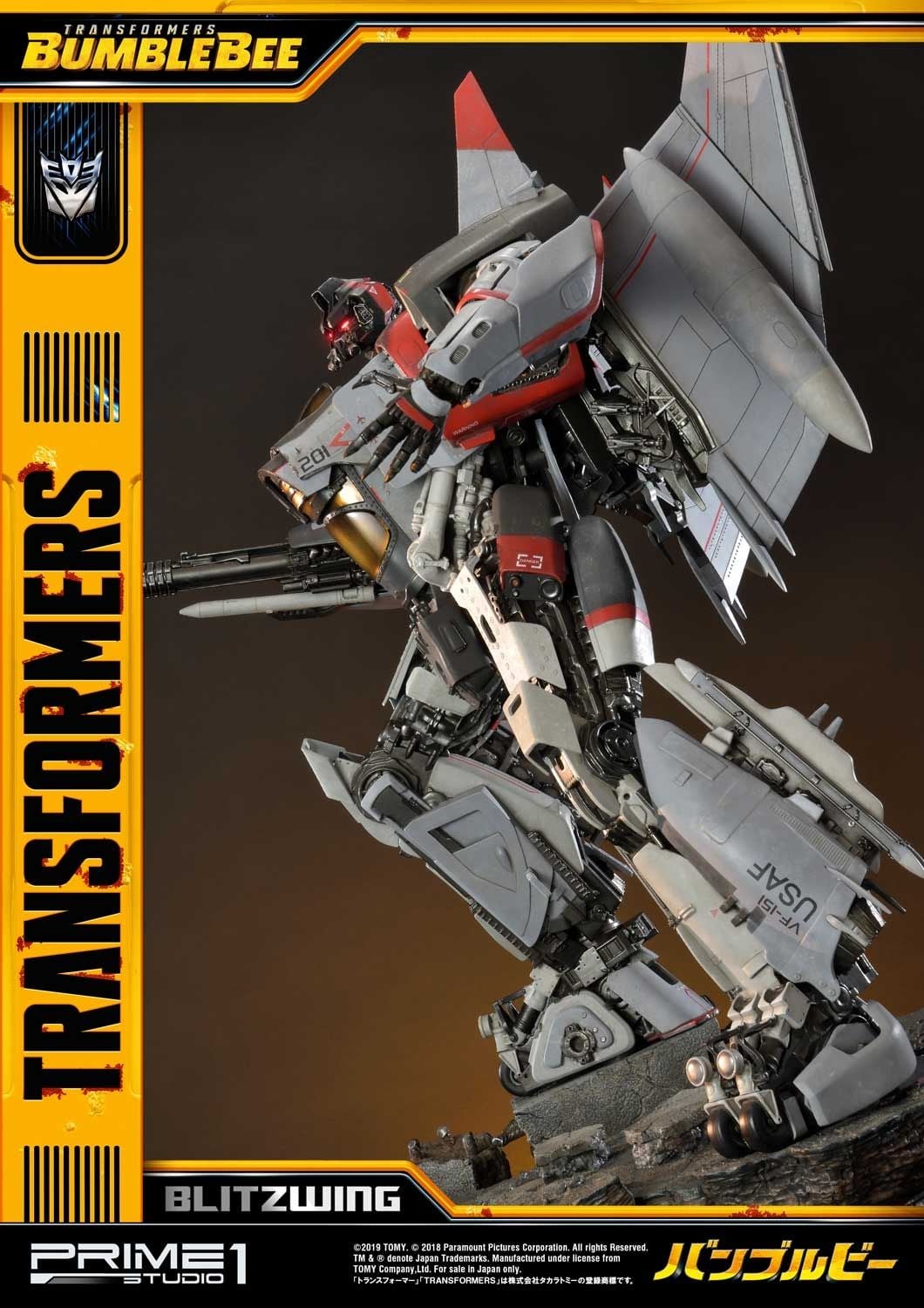 Museum Masterline Transformers: Bumblebee (Film) Blitzwing EX Version