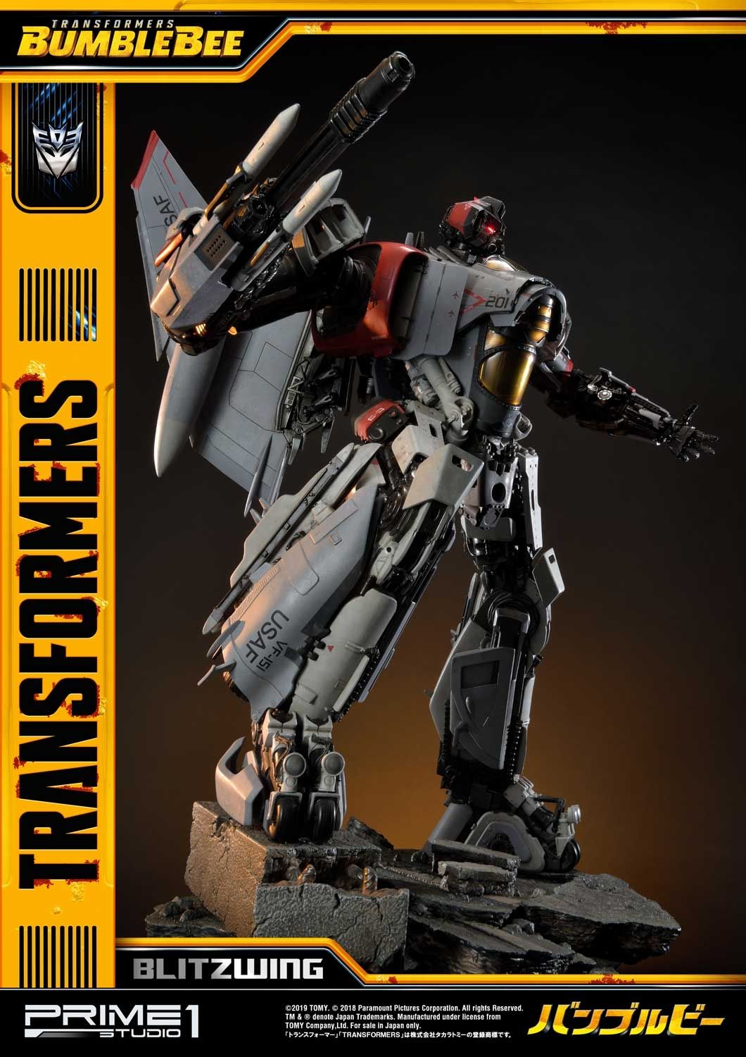 Museum Masterline Transformers: Bumblebee (Film) Blitzwing EX Version