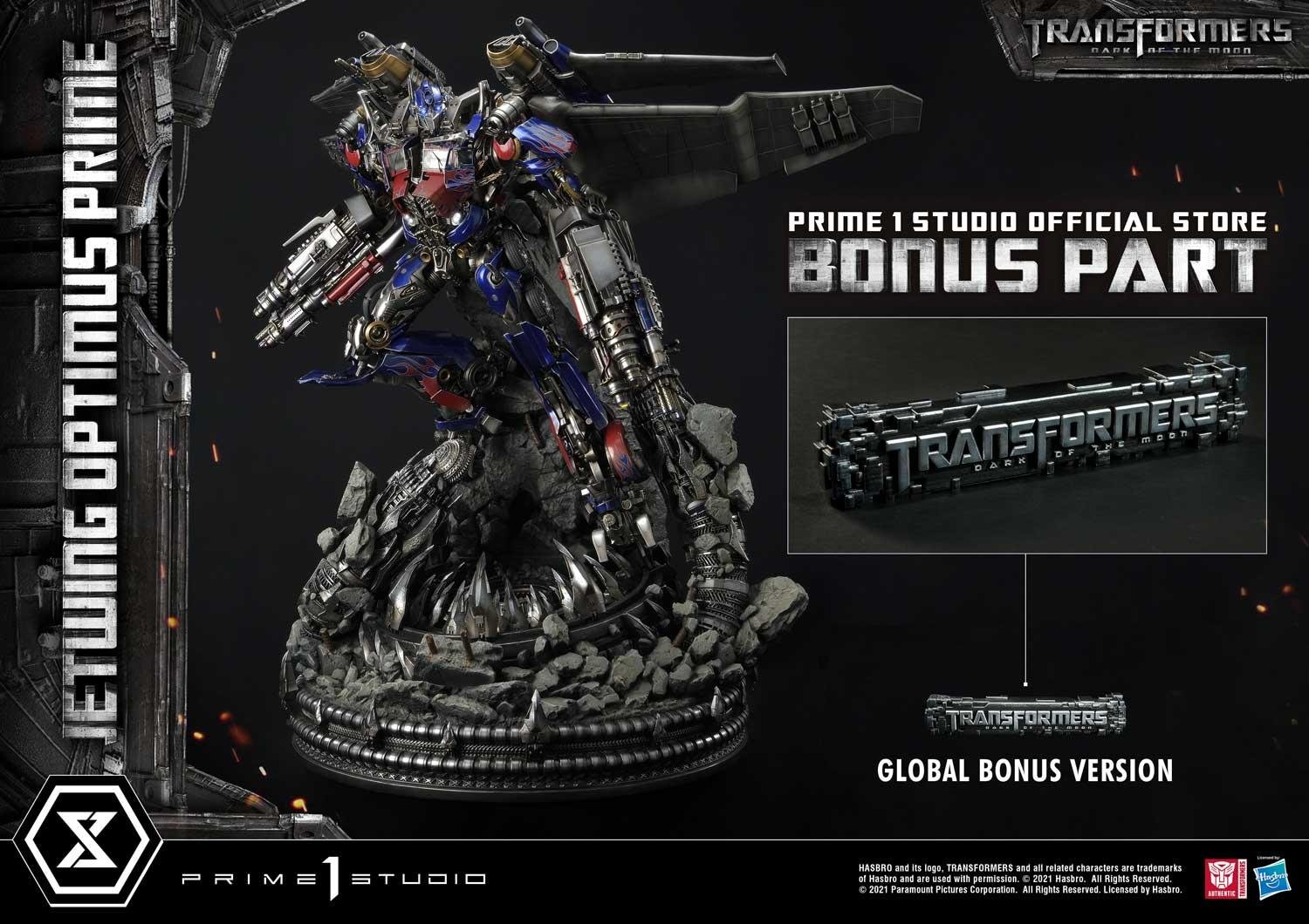 Museum Masterline Transformers: Dark of the Moon (Film) Jetwing Optimus Prime Bonus Version