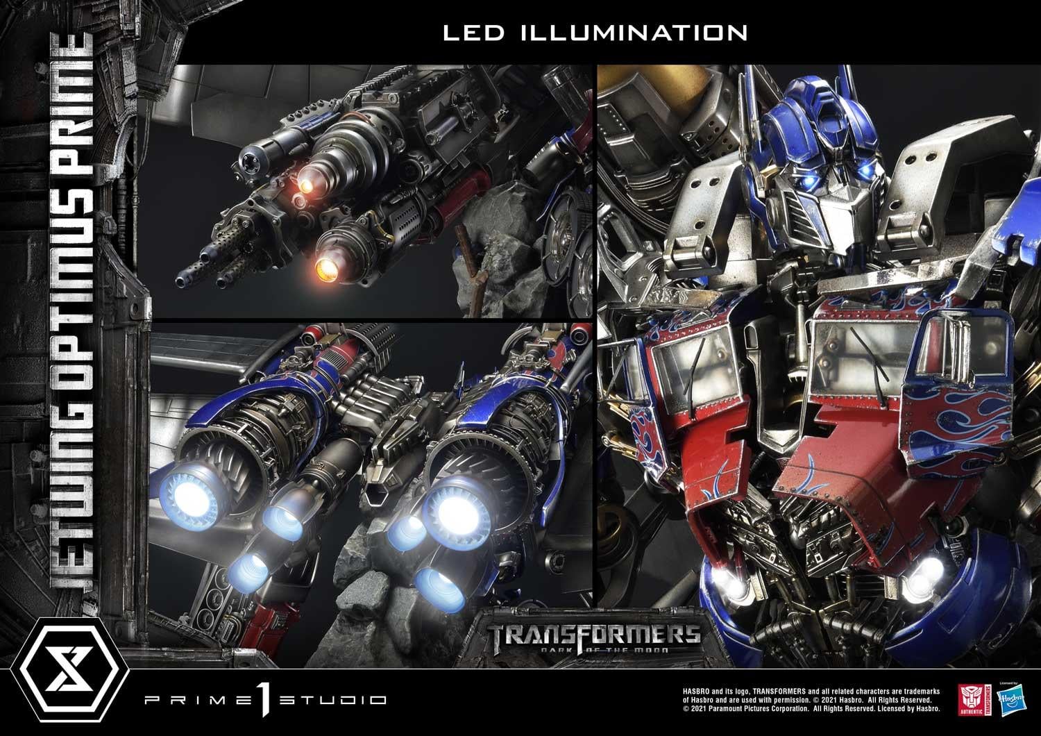 Museum Masterline Transformers: Dark of the Moon (Film) Jetwing Optimus Prime Bonus Version