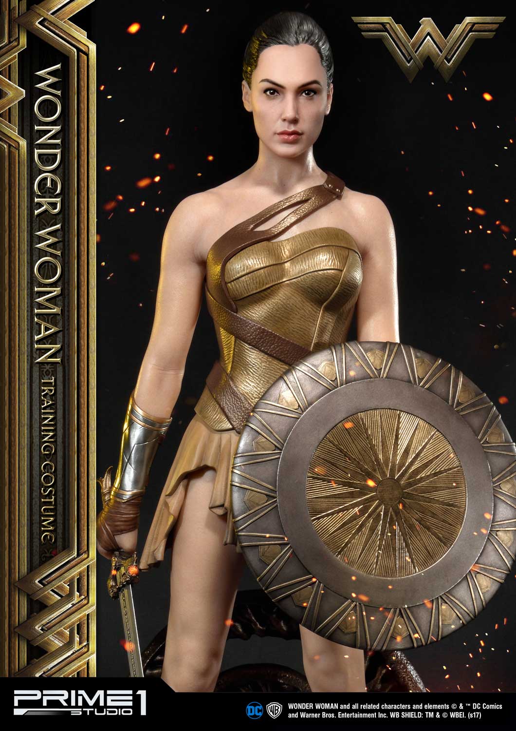 Museum Masterline Wonder Woman (Film) Wonder Woman Training Costume Gold Version
