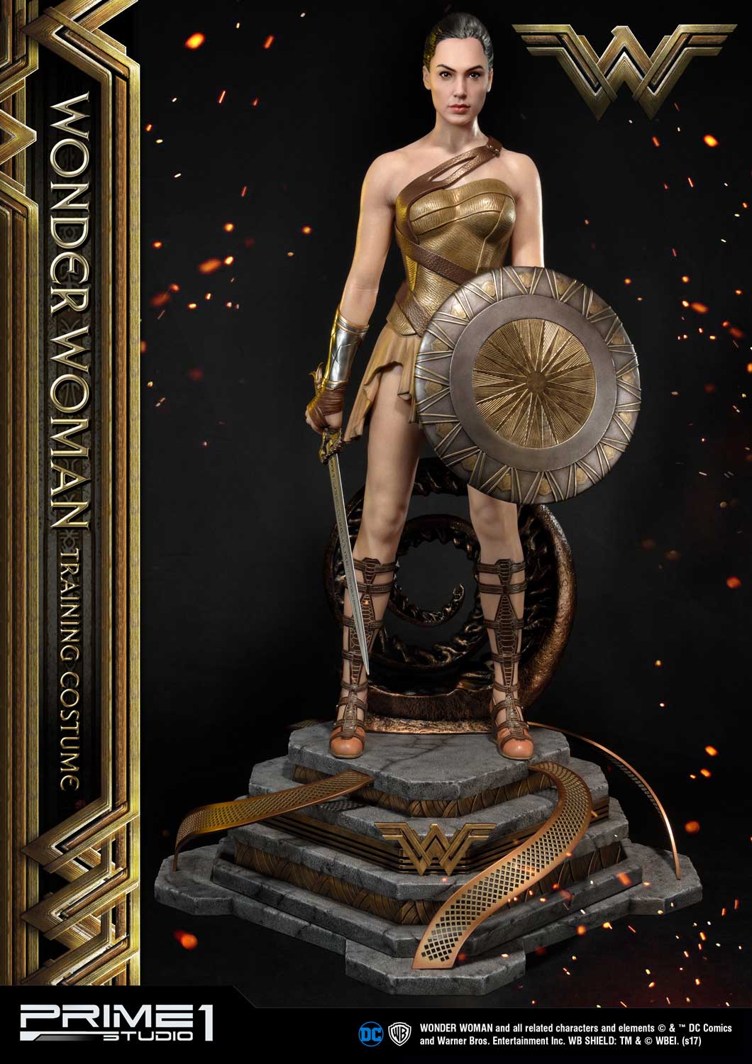 Museum Masterline Wonder Woman (Film) Wonder Woman Training Costume Gold Version
