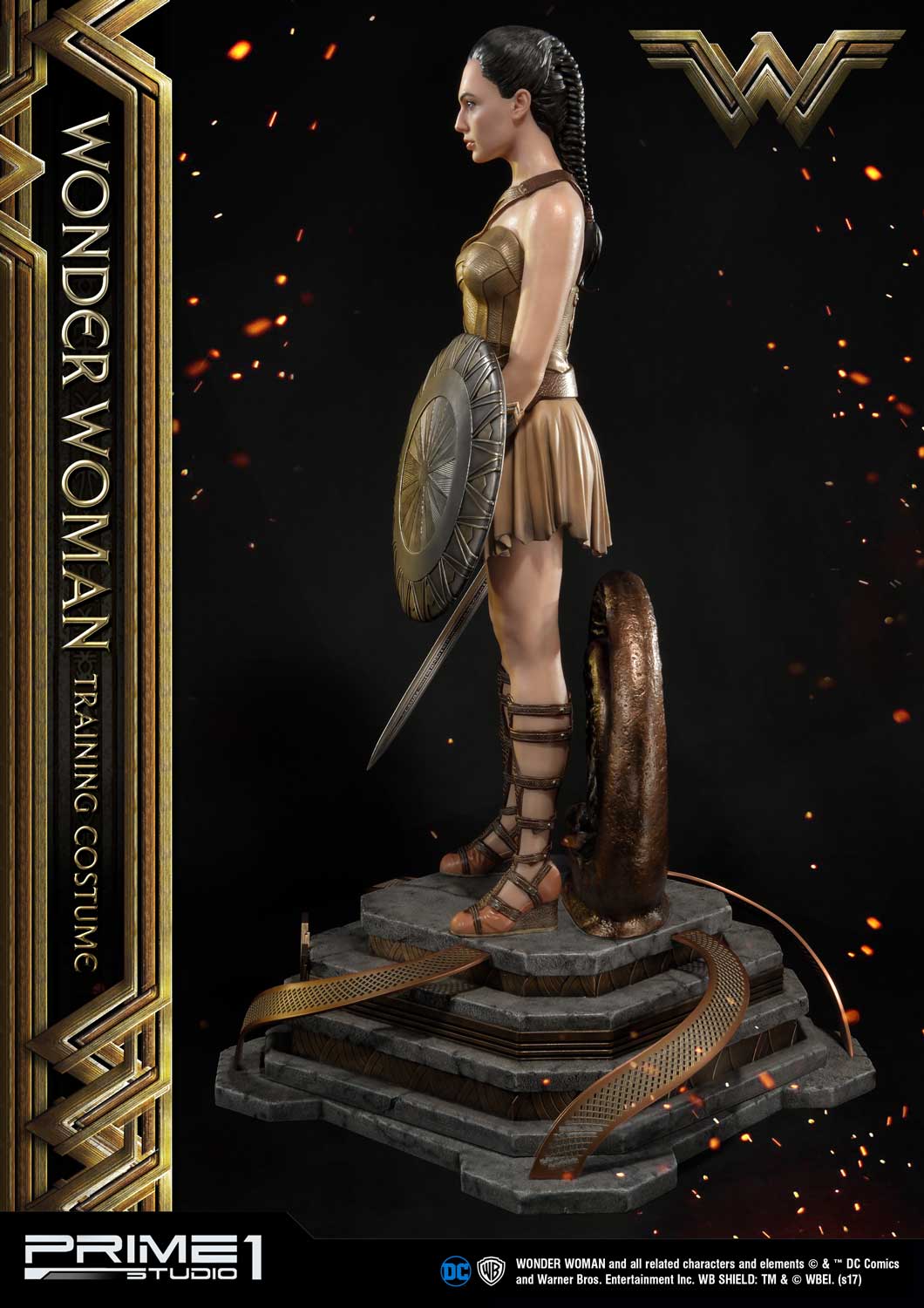 Museum Masterline Wonder Woman (Film) Wonder Woman Training Costume Gold Version