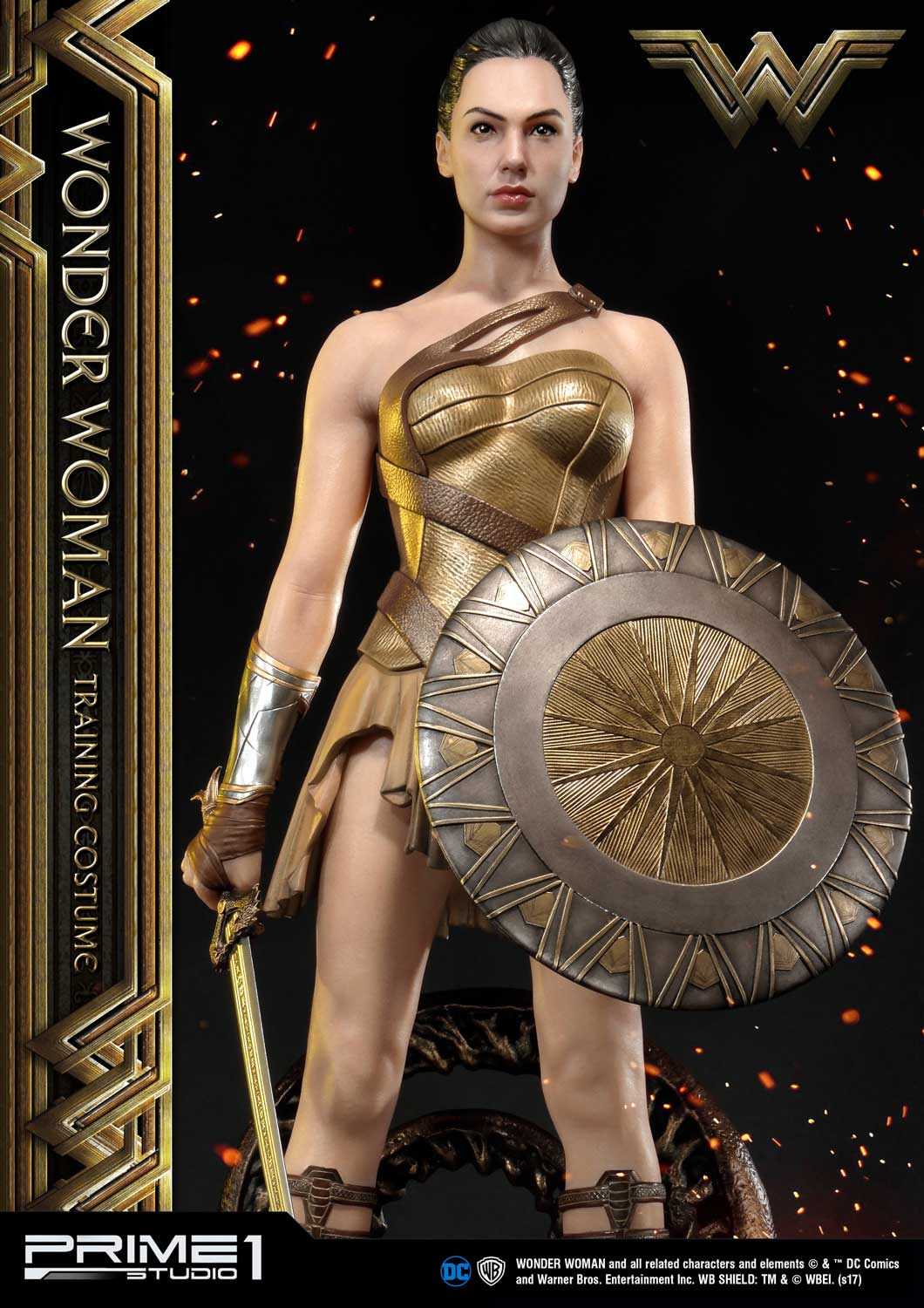 Museum Masterline Wonder Woman (Film) Wonder Woman Training Costume Gold Version