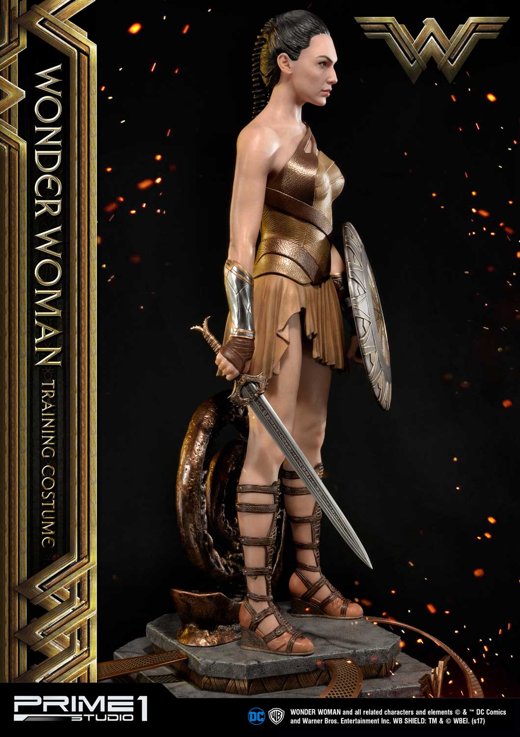 Museum Masterline Wonder Woman (Film) Wonder Woman Training Costume Gold Version