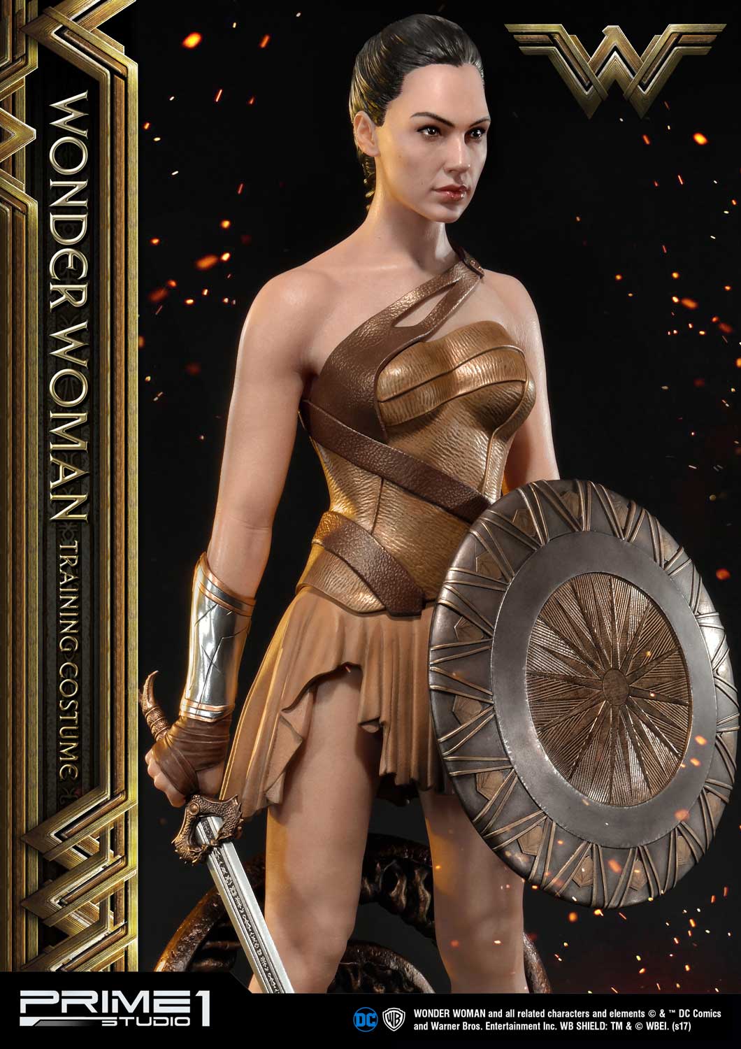 Museum Masterline Wonder Woman (Film) Wonder Woman Training Costume Gold Version