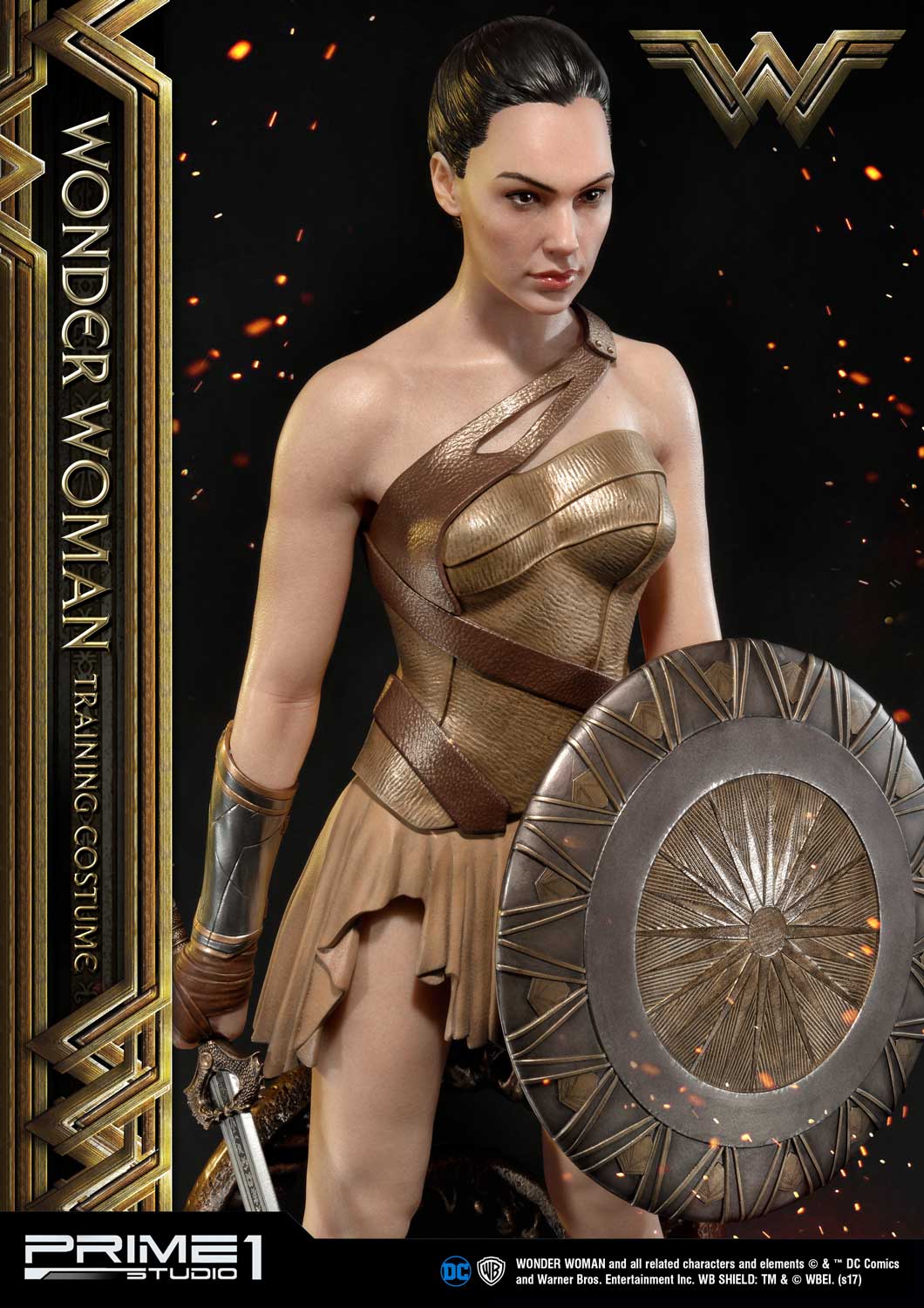 Museum Masterline Wonder Woman (Film) Wonder Woman Training Costume Gold Version