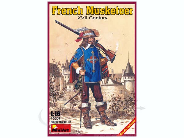 MiniArt French Musketeer. XVII c. (1/16) | 4820041100301