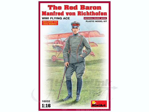 MiniArt 1/16 Red Baron. Manfred von Richthofen.WW1 Flying Ace | 4820041103012