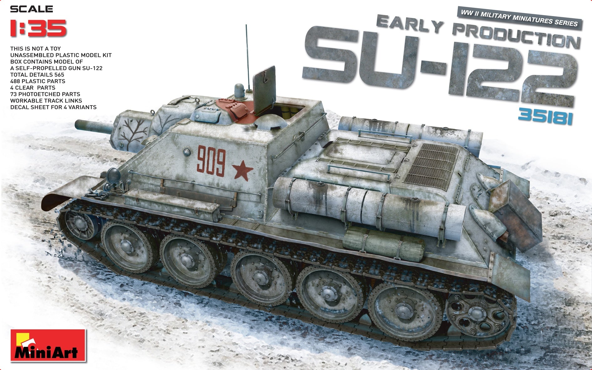 MiniArt 1/35 SU-122 (Early Production) | 4820183310392