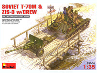 MiniArt Soviet T-70 M & ZiS -3 w/ Crew (1/35) - UPC 5907747901063 | 5907747901063