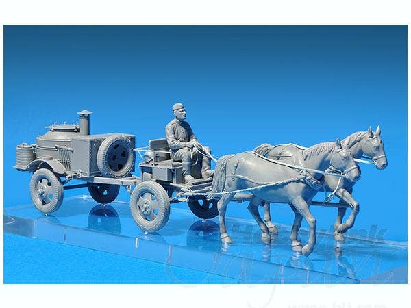 MiniArt 1/35 Horses Drawn Field Kitchen KP-42 | 4820041102053