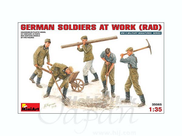 MiniArt 1/35 German Soldiers at Work (RAD) | 4820041101445