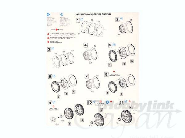MiniArt 1/35 GAZ-AA Family Wheels set | 4820041101926