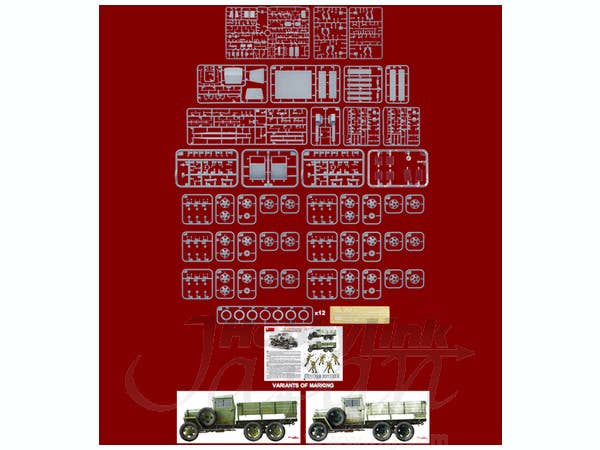 MiniArt 1/35 GAZ-AAA. Mod. 1943. Cargo Truck | 4820041102411