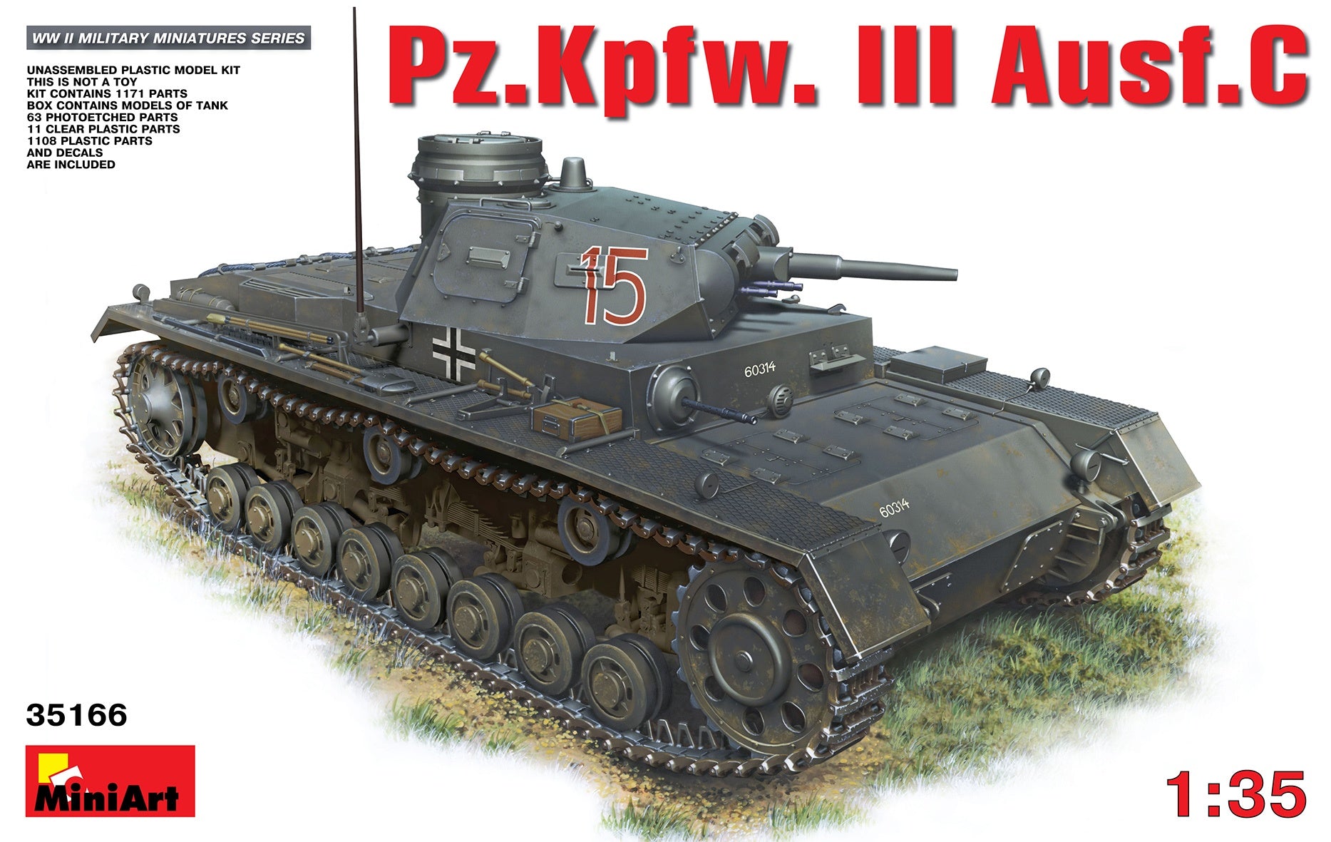 MiniArt Pz.Kpfw.3 Ausf.C (1/35) | 4820183310026
