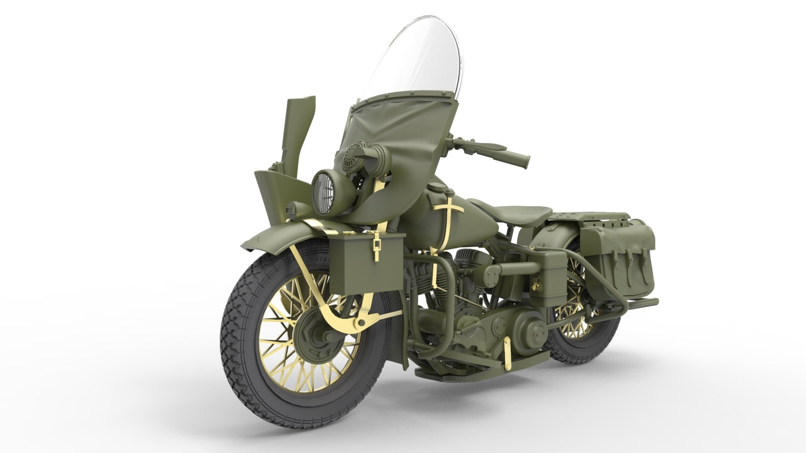 MiniArt 1/35 U.S.Millitary Policeman with Motorcycle | 4820183310149