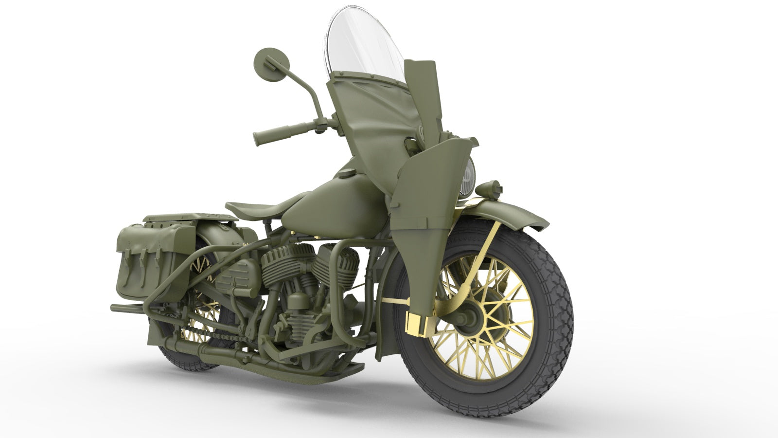 MiniArt 1/35 U.S.Millitary Policeman with Motorcycle | 4820183310149
