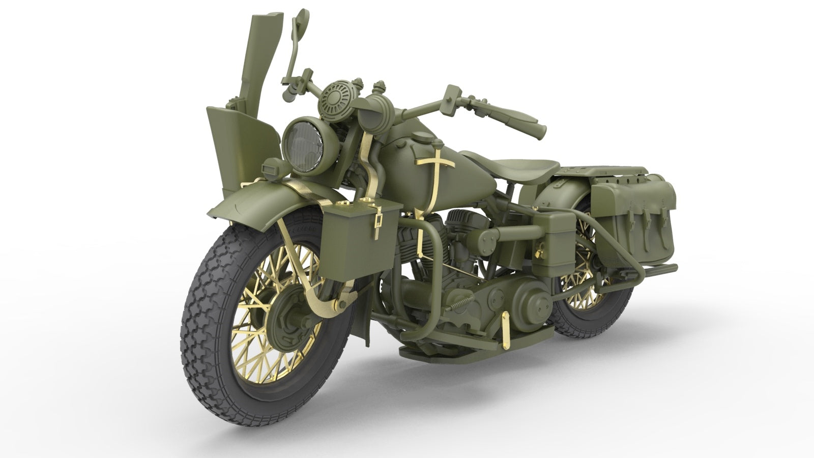 MiniArt 1/35 U.S.Millitary Policeman with Motorcycle | 4820183310149