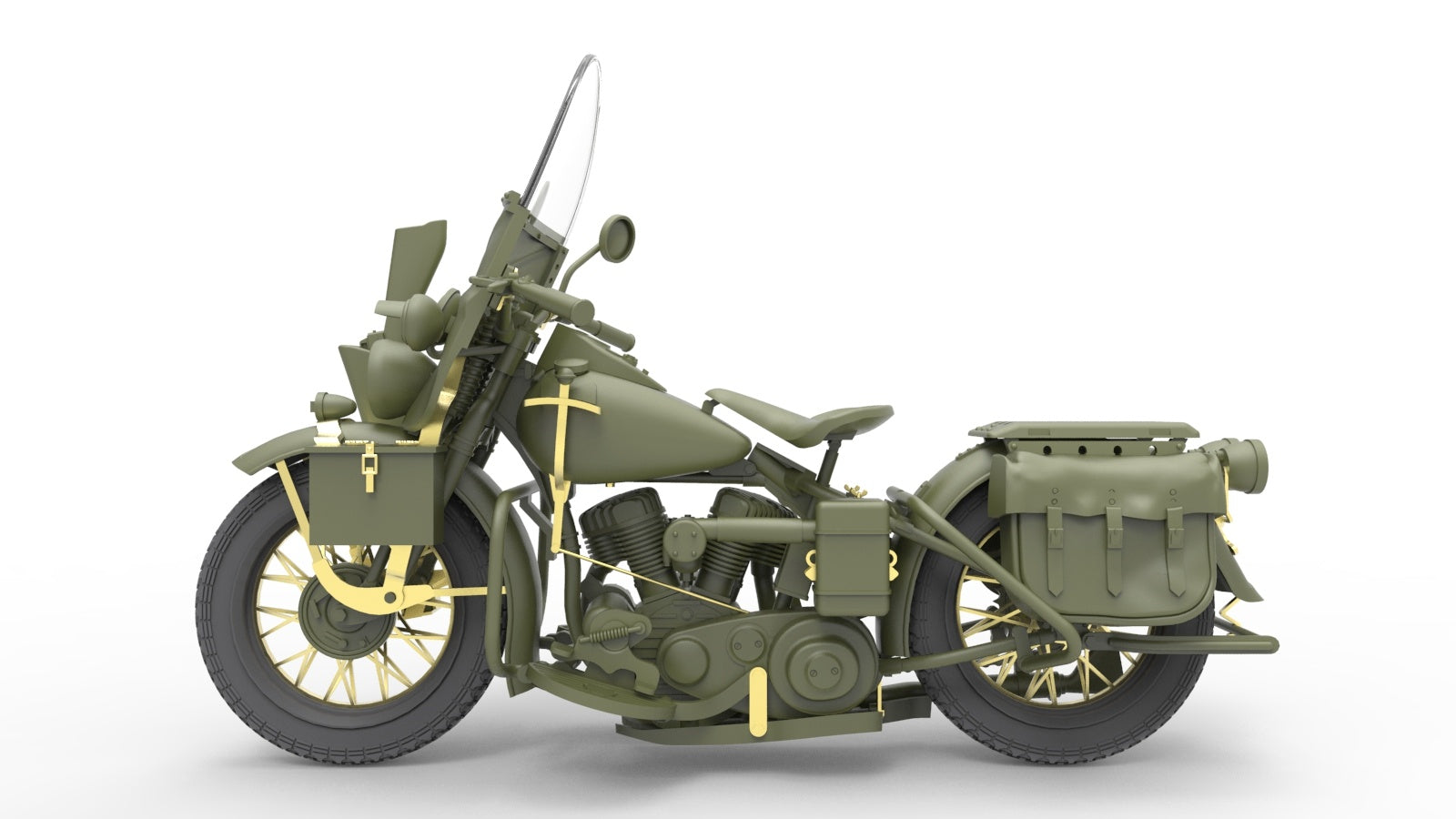 MiniArt 1/35 U.S.Millitary Policeman with Motorcycle | 4820183310149