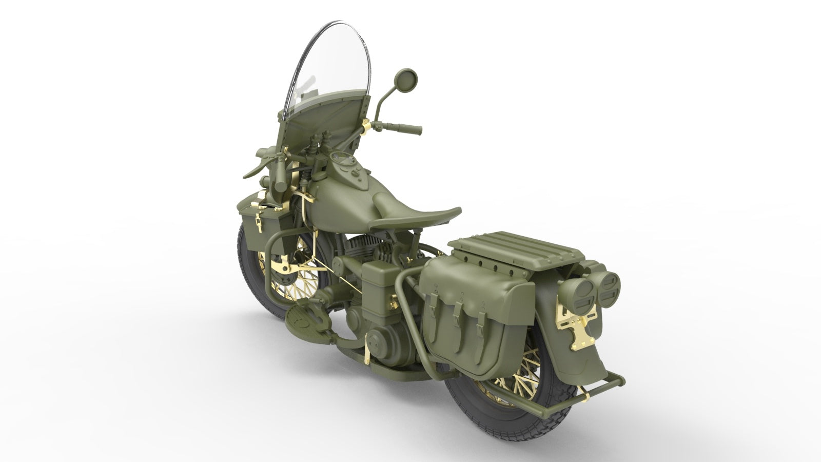 MiniArt 1/35 U.S.Millitary Policeman with Motorcycle | 4820183310149