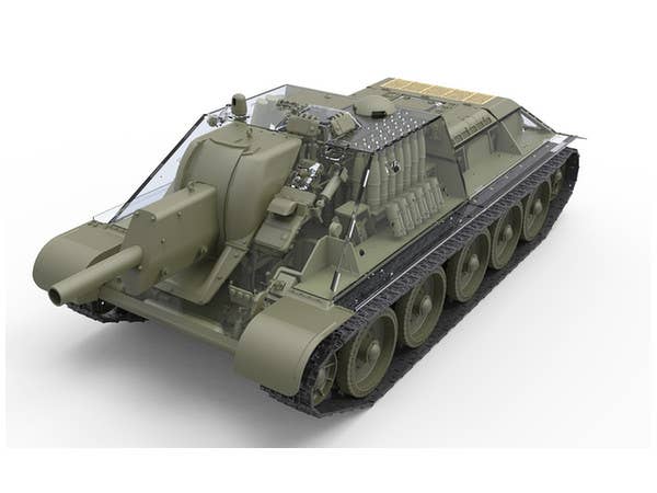MiniArt SU-122 (Initial Production) w/Full Interior (1/35) | 4820183310309