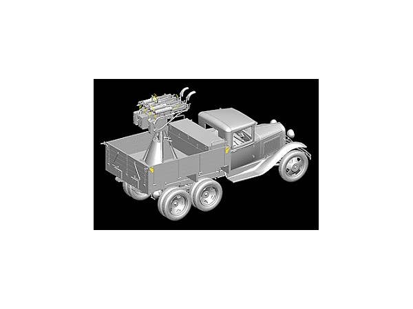 MiniArt GAZ-AAA w/Quad M-4 Maxim (1/35) | 4820183310057