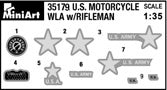 MiniArt 1/35 U.S.Motorcycle WLA with Rifleman | 4820183310163