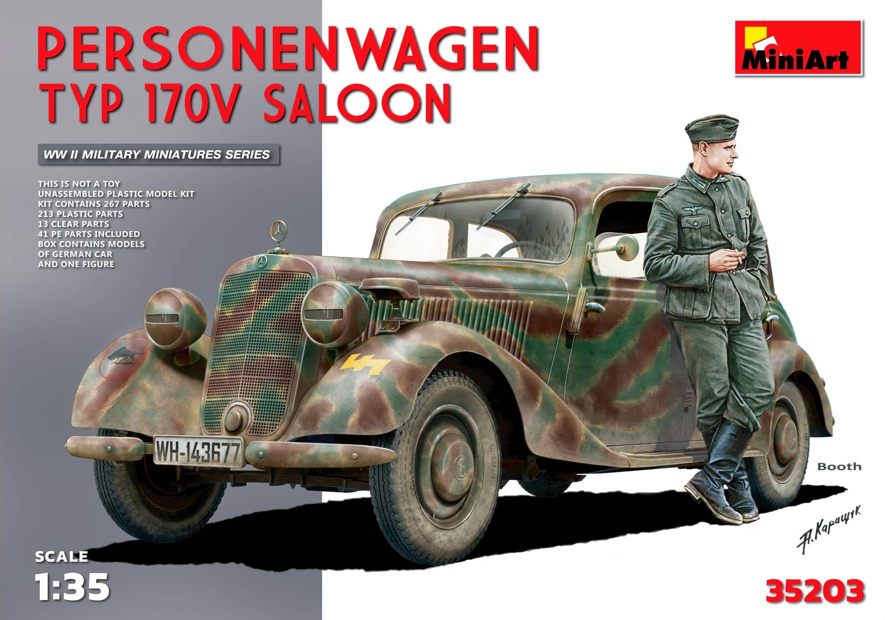 MiniArt 1/35 Personenwagen Typ 170V Saloon | 4820183310422