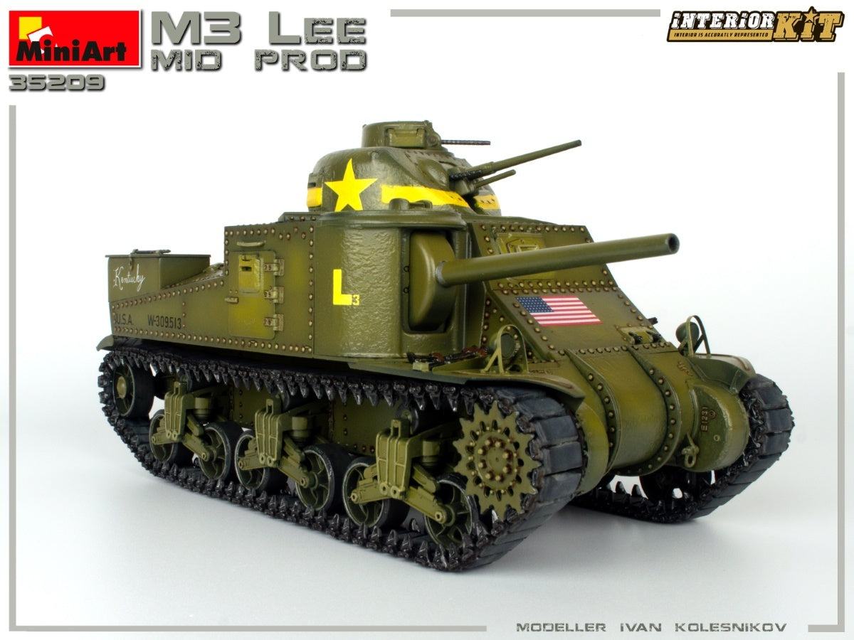 MiniArt 1/35 1/35 M3 Lee Mid Prod. Interior Kit | 4820183313607