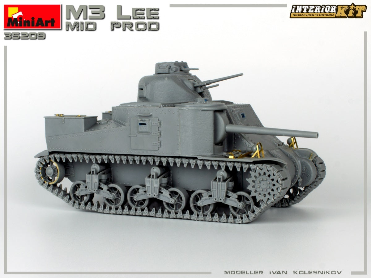 MiniArt 1/35 1/35 M3 Lee Mid Prod. Interior Kit | 4820183313607