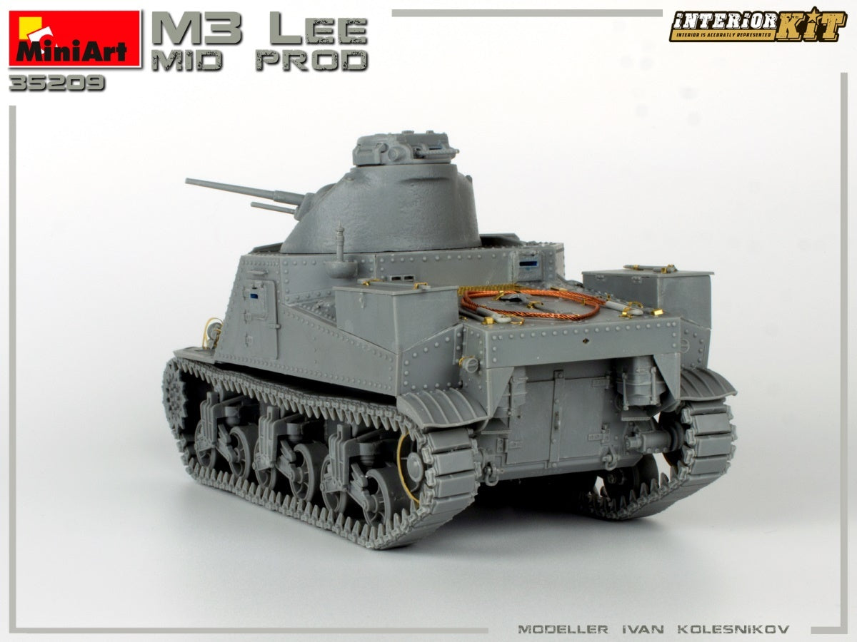 MiniArt 1/35 1/35 M3 Lee Mid Prod. Interior Kit | 4820183313607