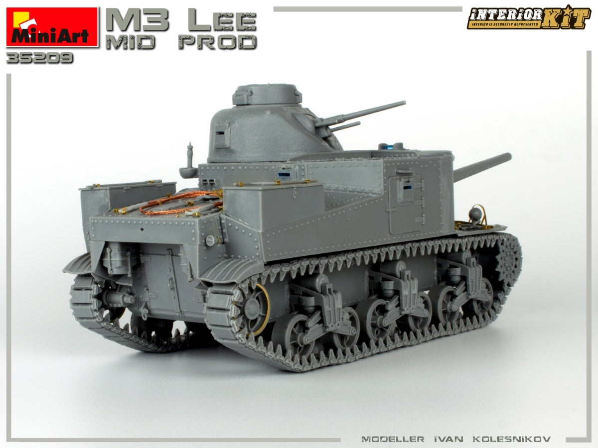 MiniArt 1/35 1/35 M3 Lee Mid Prod. Interior Kit | 4820183313607
