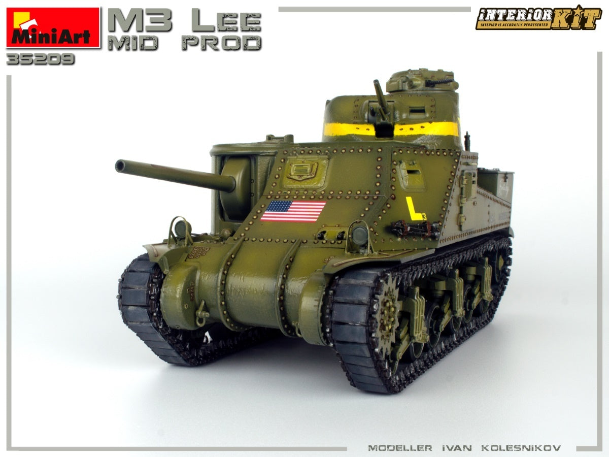MiniArt 1/35 1/35 M3 Lee Mid Prod. Interior Kit | 4820183313607
