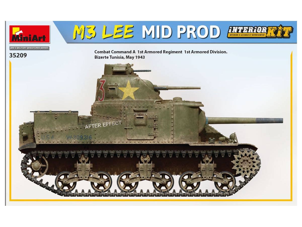 MiniArt 1/35 1/35 M3 Lee Mid Prod. Interior Kit | 4820183313607