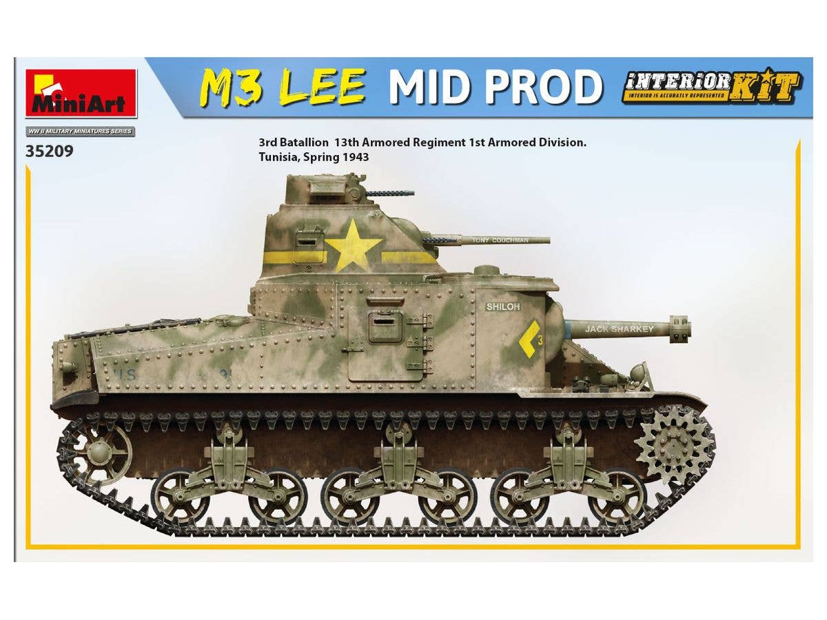 MiniArt 1/35 1/35 M3 Lee Mid Prod. Interior Kit | 4820183313607