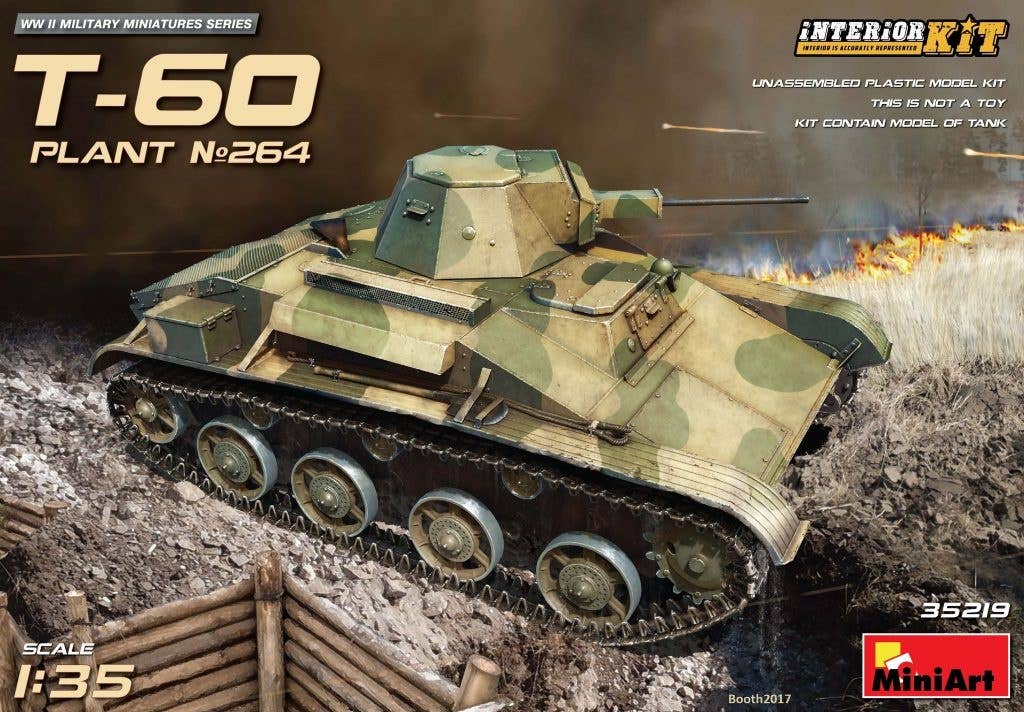 MiniArt T-60 (Plant No.264,Stalingrad) Interior Kit (1/35) | 4820183311108