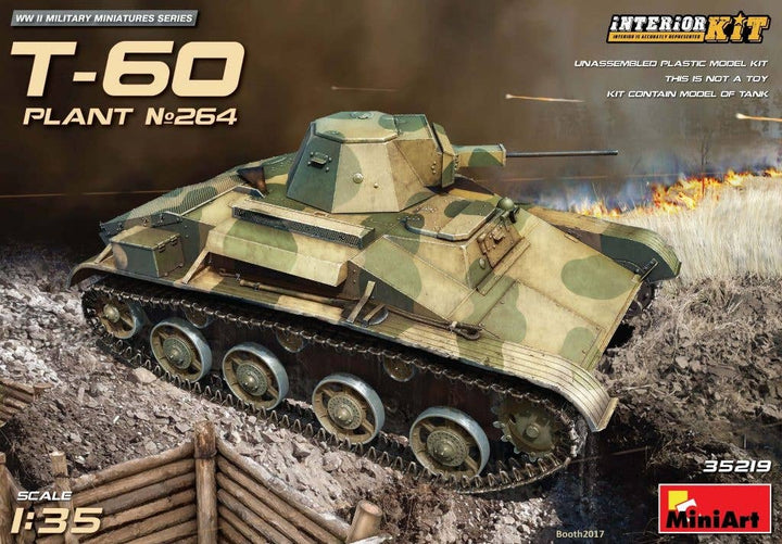 MiniArt T-60 (Plant No.264,Stalingrad) Interior Kit (1/35) | 4820183311108