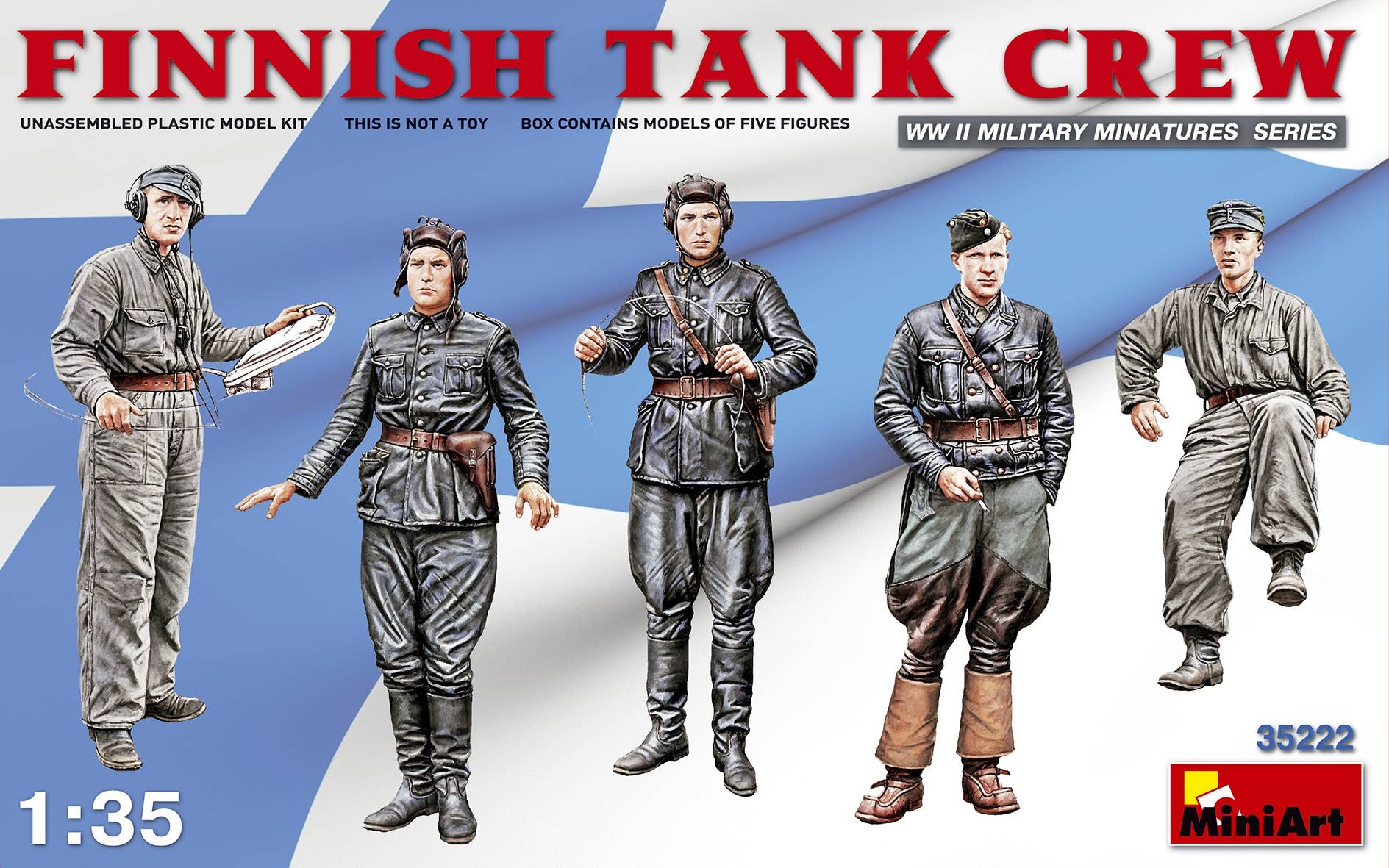 MiniArt 1/35 Finnish Tank Crew | 4820183310842