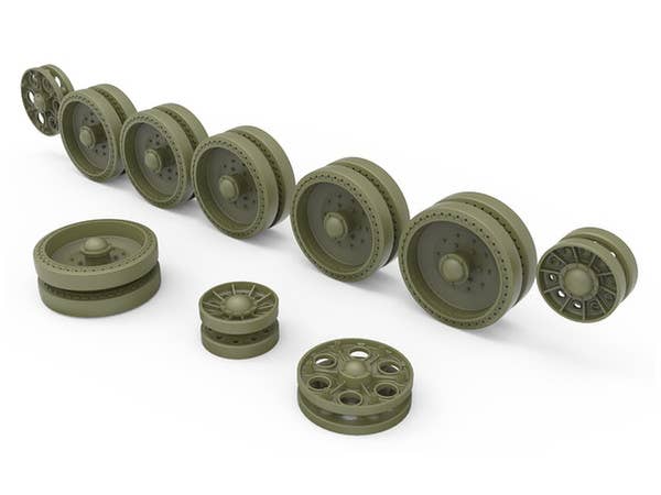 MiniArt T-34 Wheels Set. 1942-43 Series (1/35) | 4820183310767
