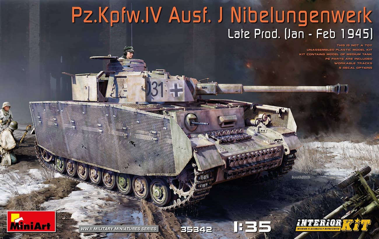 MiniArt 1/35 Pz.Kpfw.IV Ausf. J Nibelungenwerk Late Prod. (Jan - Feb 1945) Interior Kit | 4820183313348