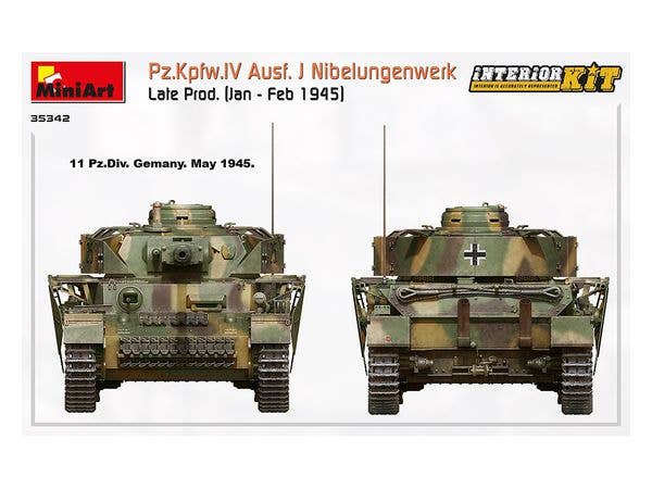 MiniArt 1/35 Pz.Kpfw.IV Ausf. J Nibelungenwerk Late Prod. (Jan - Feb 1945) Interior Kit | 4820183313348