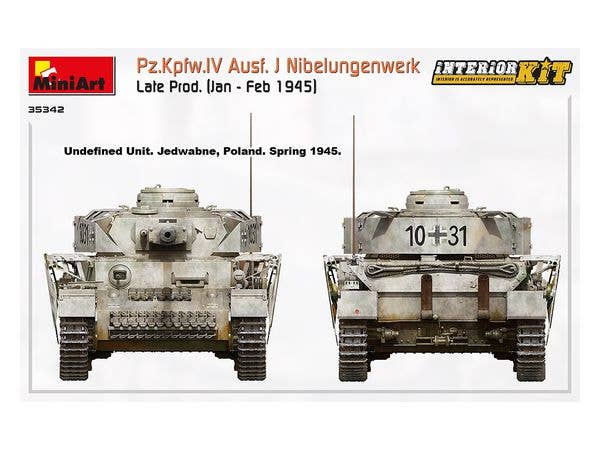MiniArt 1/35 Pz.Kpfw.IV Ausf. J Nibelungenwerk Late Prod. (Jan - Feb 1945) Interior Kit | 4820183313348