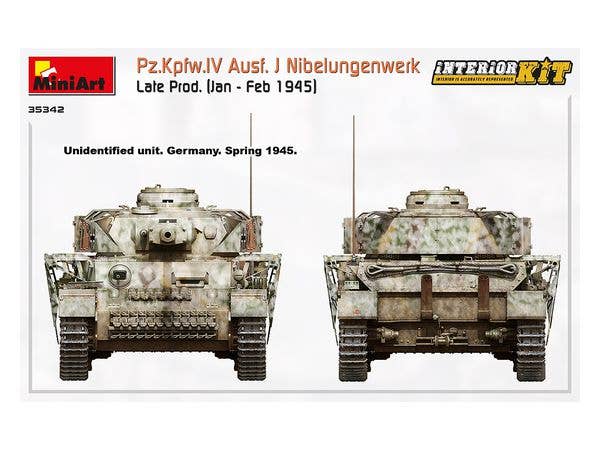 MiniArt 1/35 Pz.Kpfw.IV Ausf. J Nibelungenwerk Late Prod. (Jan - Feb 1945) Interior Kit | 4820183313348
