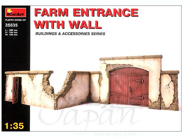 MiniArt Farm Entrance with Wall (1/35) | 4820041101483